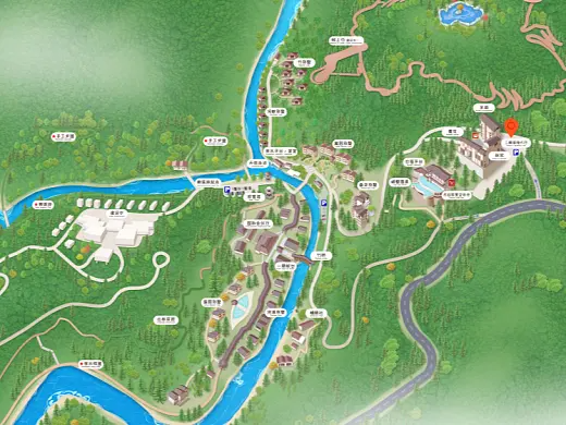 鸠江结合景区手绘地图智慧导览和720全景技术，可以让景区更加“动”起来，为游客提供更加身临其境的导览体验。